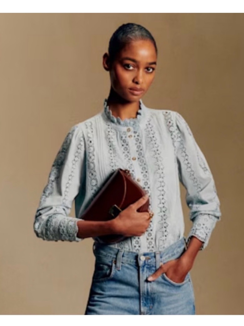 Sezane Rym Blouse Sz 36
4 US